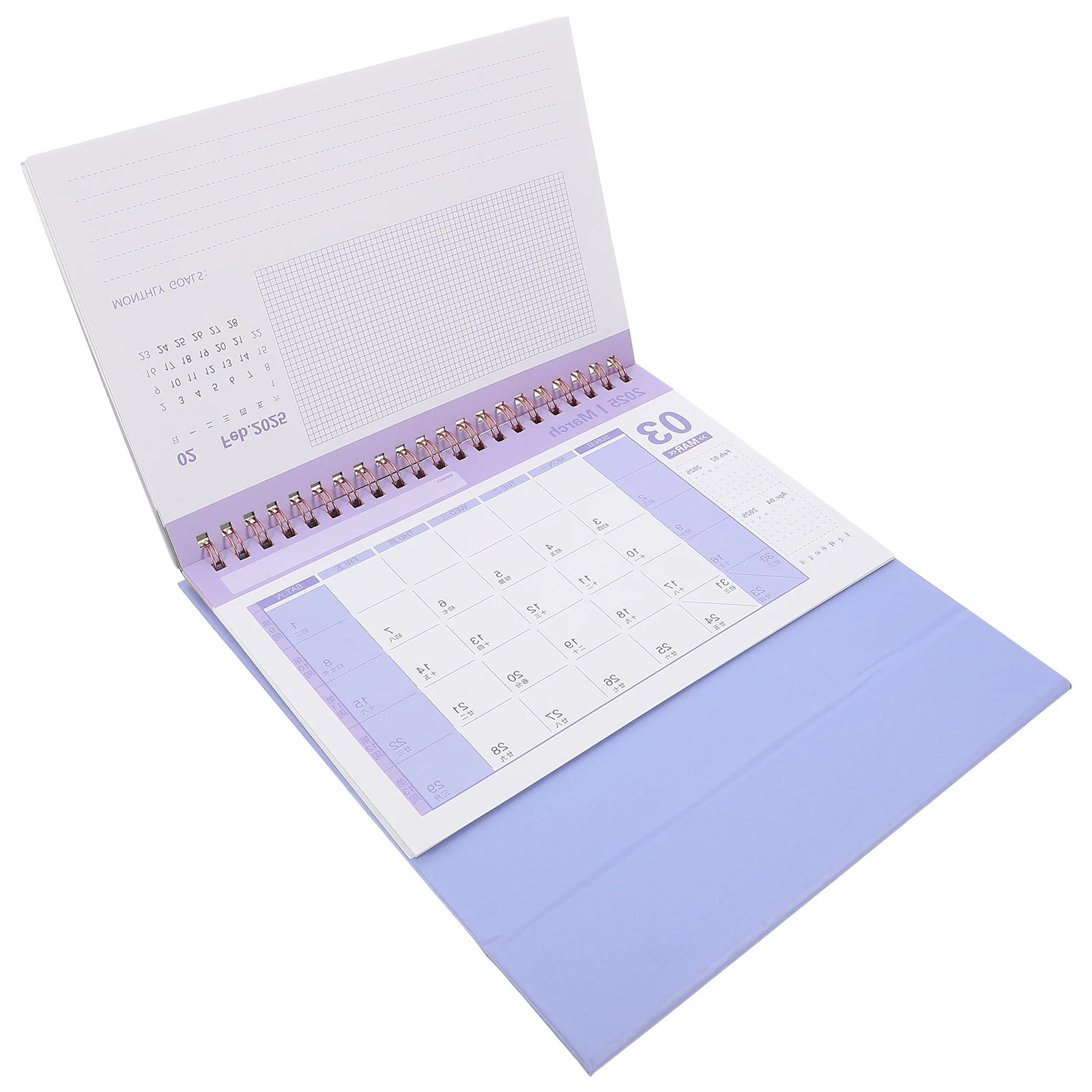 Kalender Meja Mini 2025, Perencana Bulanan Kecil untuk Meja Kerja, Kalender Lipat Berdiri untuk Dekorasi Rumah dan Kantor, Fungsional untuk Menunjukkan Tanggal