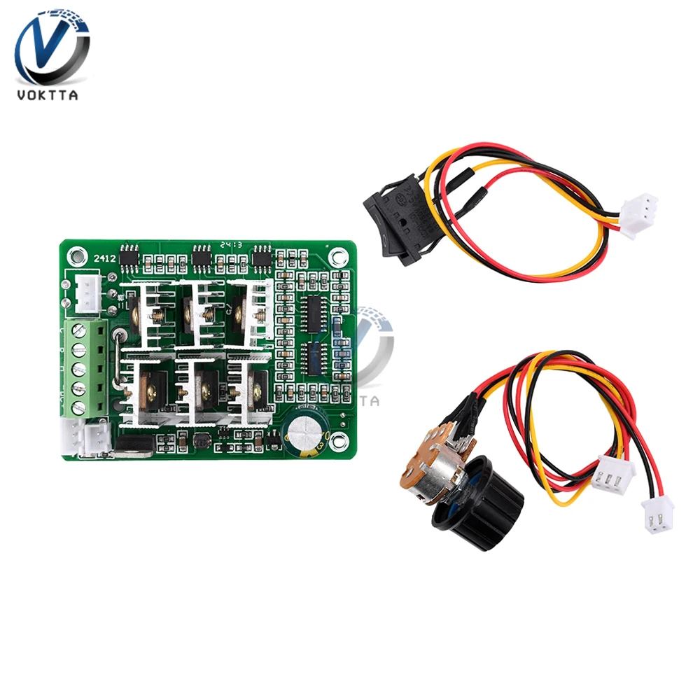 DC5-36V 15A Brushless Motor Controller 5V 12V 24V 36V Fan Speed Regulator Motor Driver Board for model aircraft drones robots