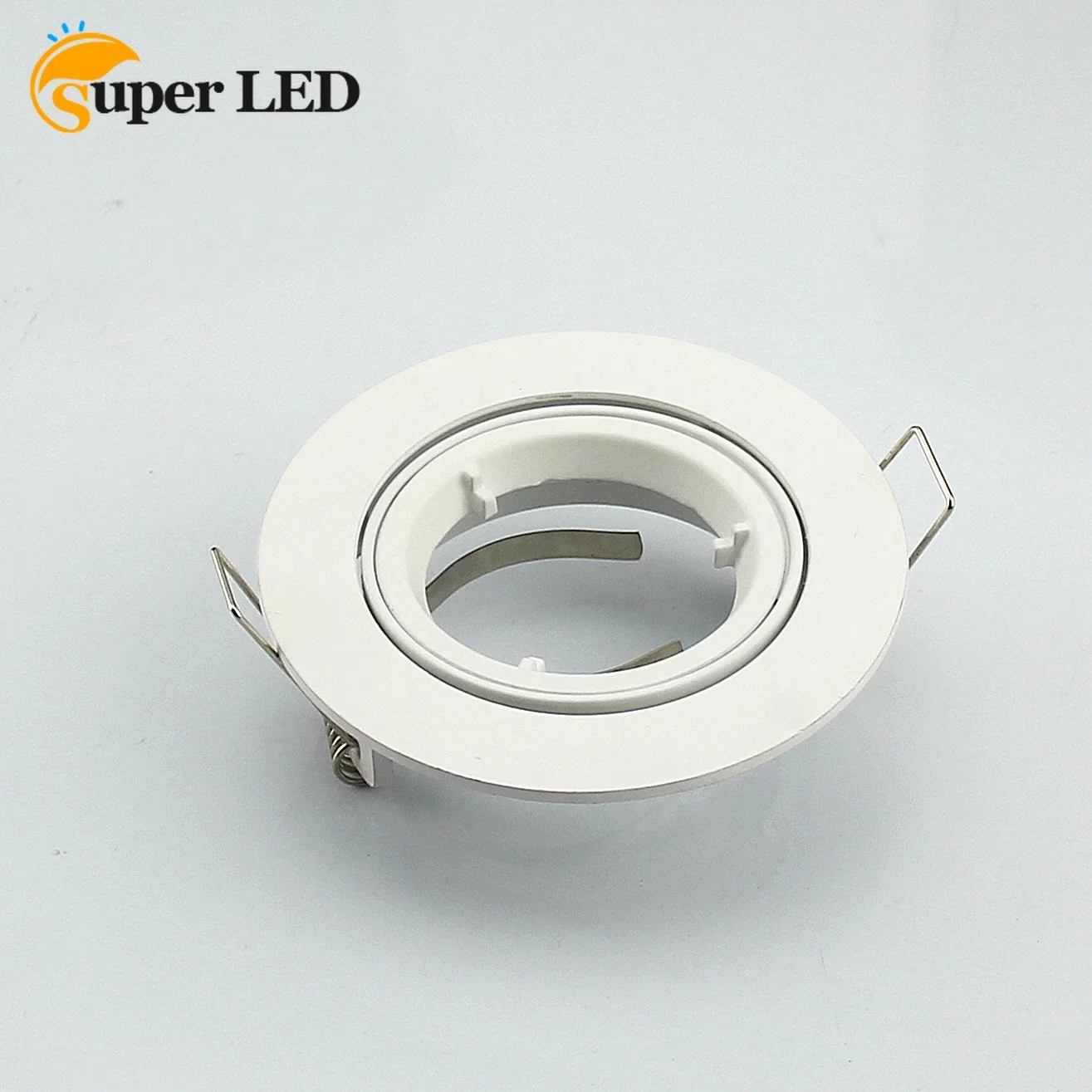 Lampu sorot LED bulat Lampu sorot langit-langit dekorasi Downlight paduan seng perlengkapan pencahayaan potongan 75mm