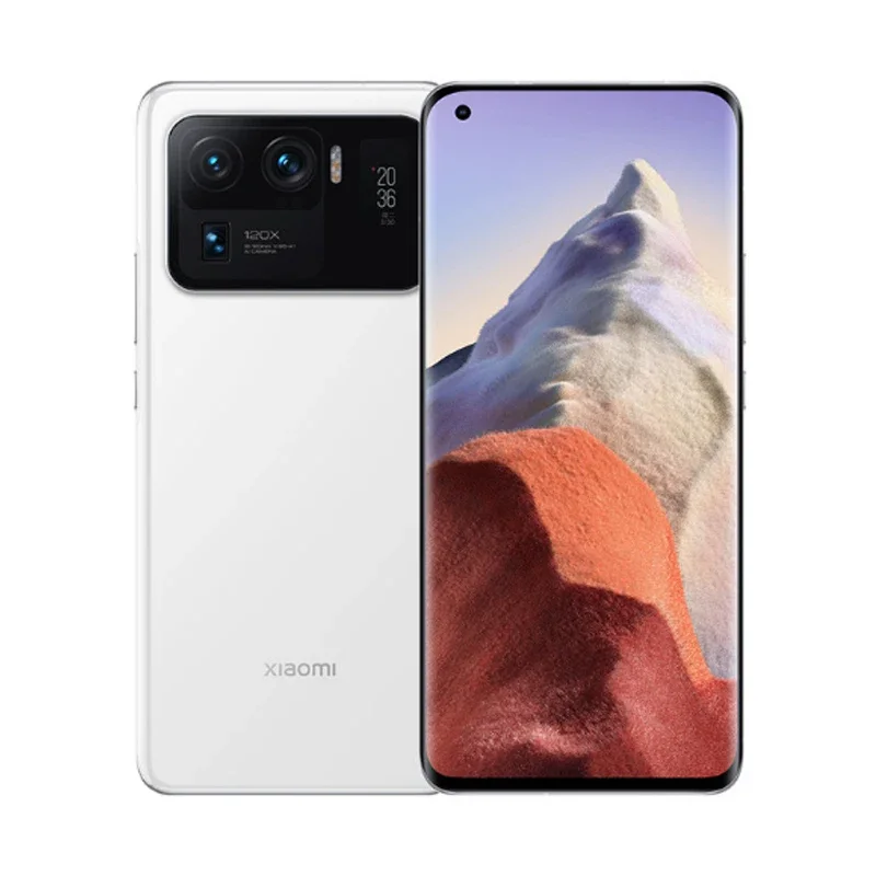 Xiaomi-teléfono inteligente 11 ultra, dispositivo inalámbrico inverso, 5G, 12G, 512G, rom Global, Snapdragon 888, 6,81 pulgadas, 50MP, zoom 120x, usado