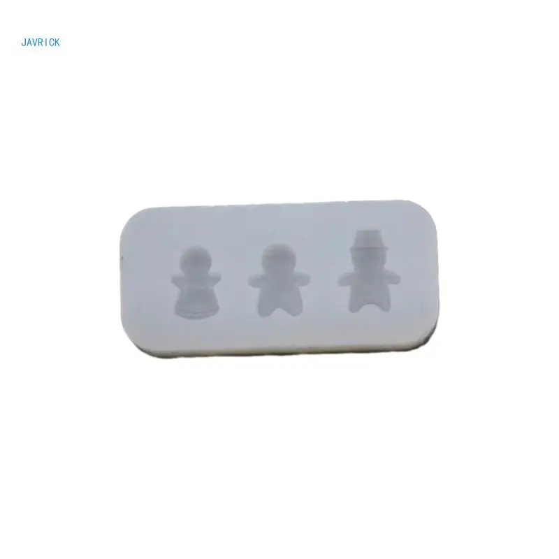 Christmas Candy Treat Mold for Crafting Gingerbreads Man Cookie Bread Biscuits Toy Mold Play Miniature Mould Baking