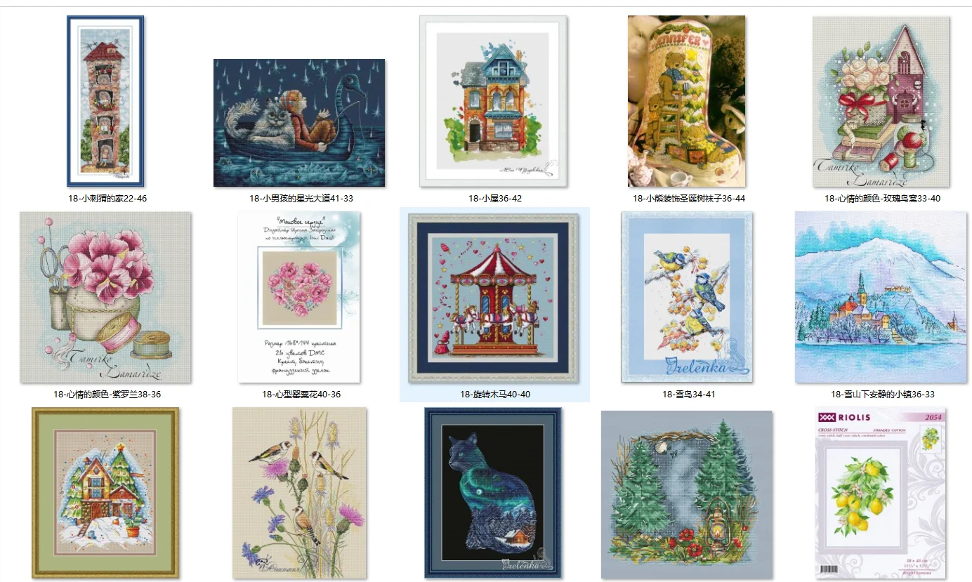 World of Warcraft embroidery kit, cross stitch kits, complete kit Sweater 818- Tempting Ice Cream 36-42 Cross Stitch set