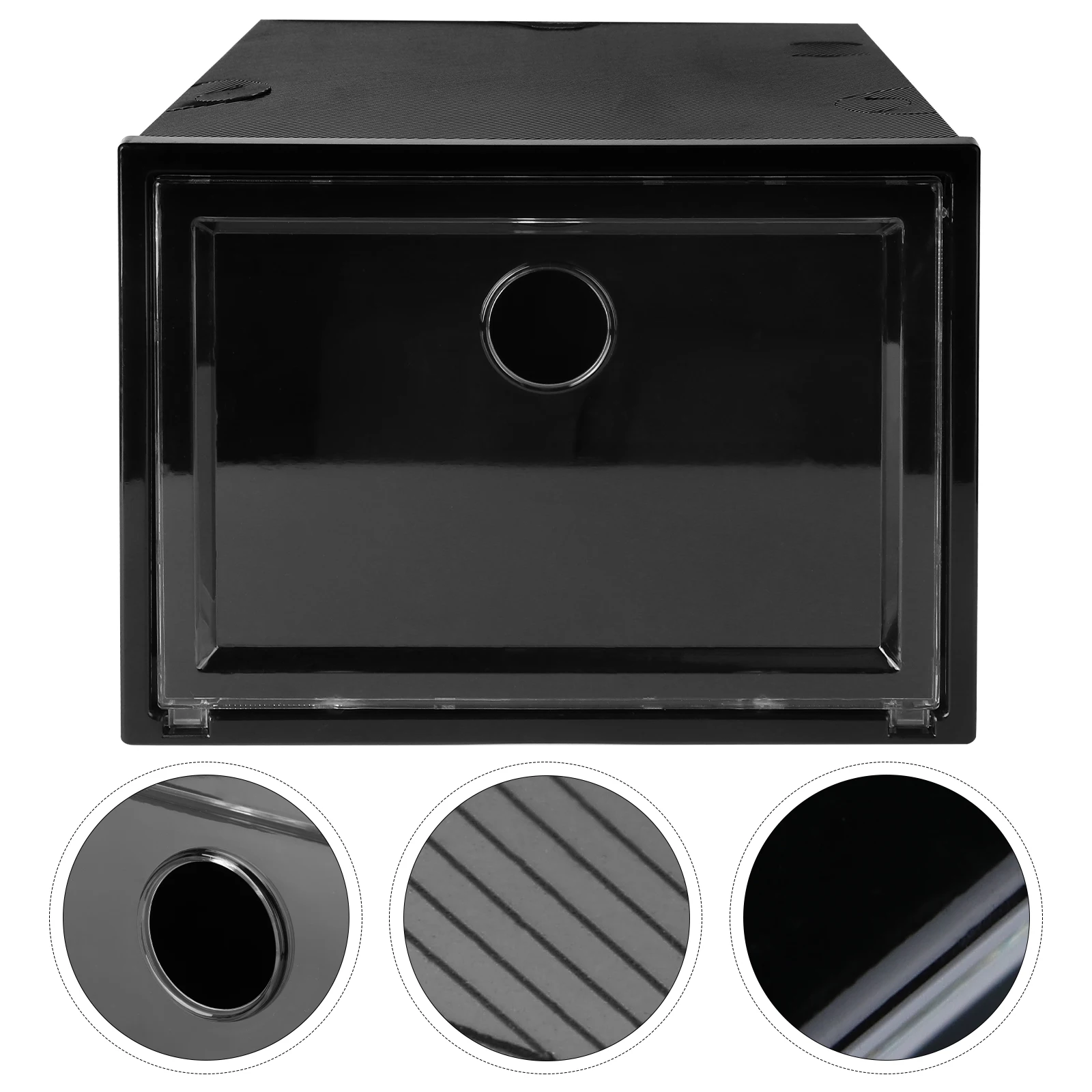 

Dust proof Shoe Box Large Capacity Transparent Door Plastic Storage Simple Design Moisture proof Waterproof Footwear Case