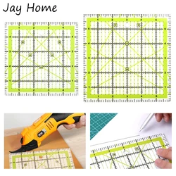 4.5/6 Inch Acrylic Quilter Rulers Transparent Sewing Ruler Square Patchwork Rulers Fabric Quilting Ruler for Measuring Cutting