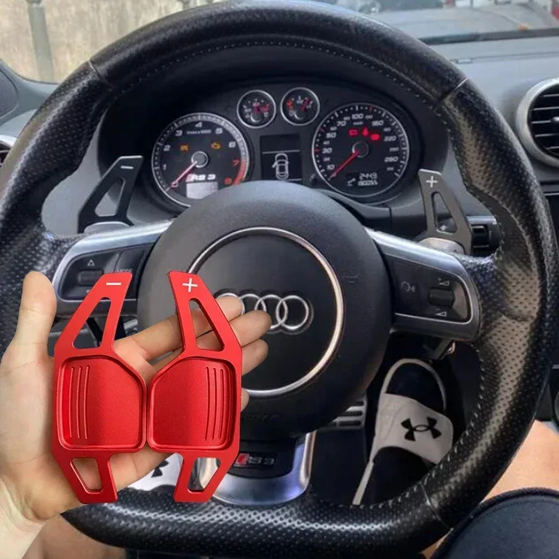 Paddle Shifter For Audi A3 S3 8V 8P A6 S6 C6 C7 Car Steering Wheel Paddles Extension DSG Styling Auto Accessories