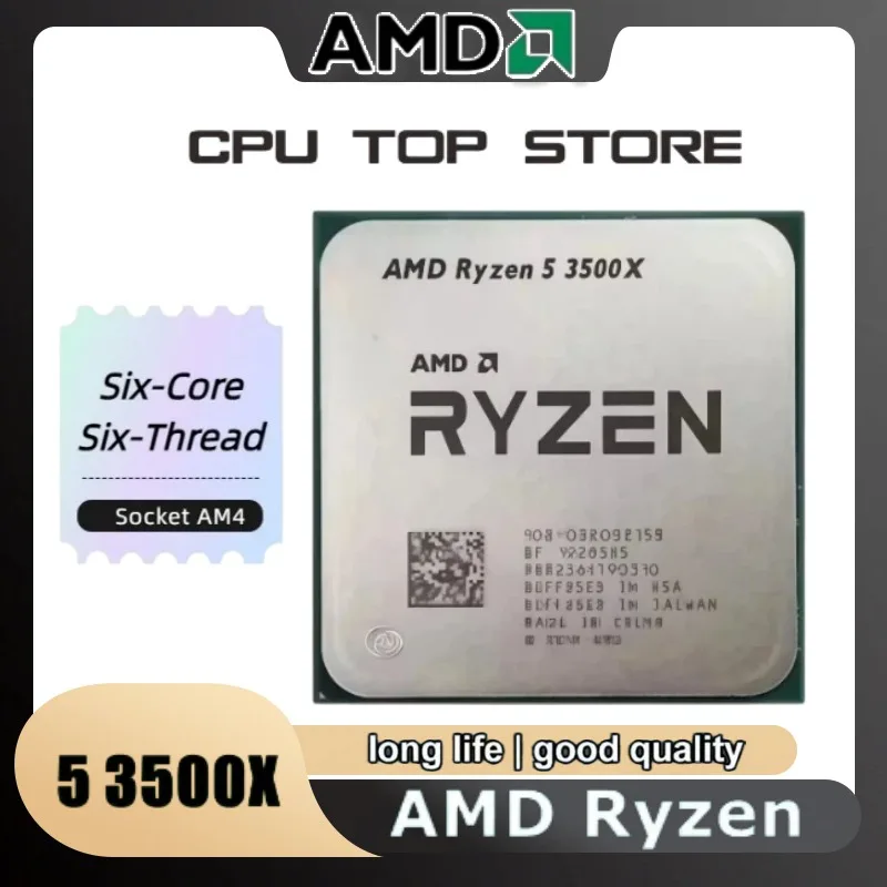 

AMD Ryzen 5 3500X R5 3500X 3.6GHz Six-Core Six-Thread CPU Processor 7NM 65W L3=32M 100-000000158 Socket AM4