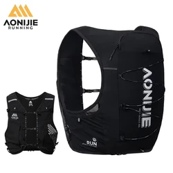 AONIJIE 10L Sports Backpack Women Men Hydration Vest Pack Marathon Cross-Country Running Backpack Mountain Climbing Hiking Bag