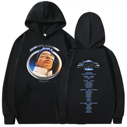 Rauw Alejandro Saturno World Tour Concert Hoodies Men Women Clothing Pullovers Fashion Hip Hop Oversized Sweatshirts Streetwear