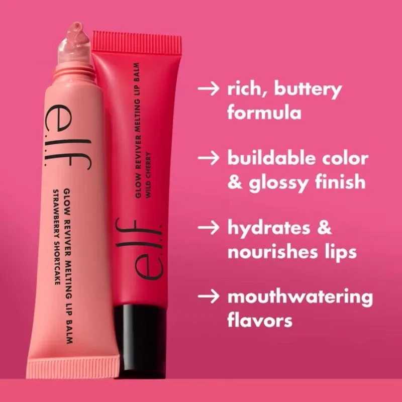 Elf Lip Gloss Bálsamo labial teñido mejora la sequedad de las líneas de los labios para labios naturalmente regordetes y reparaciones nutritivas y hidratantes livianas