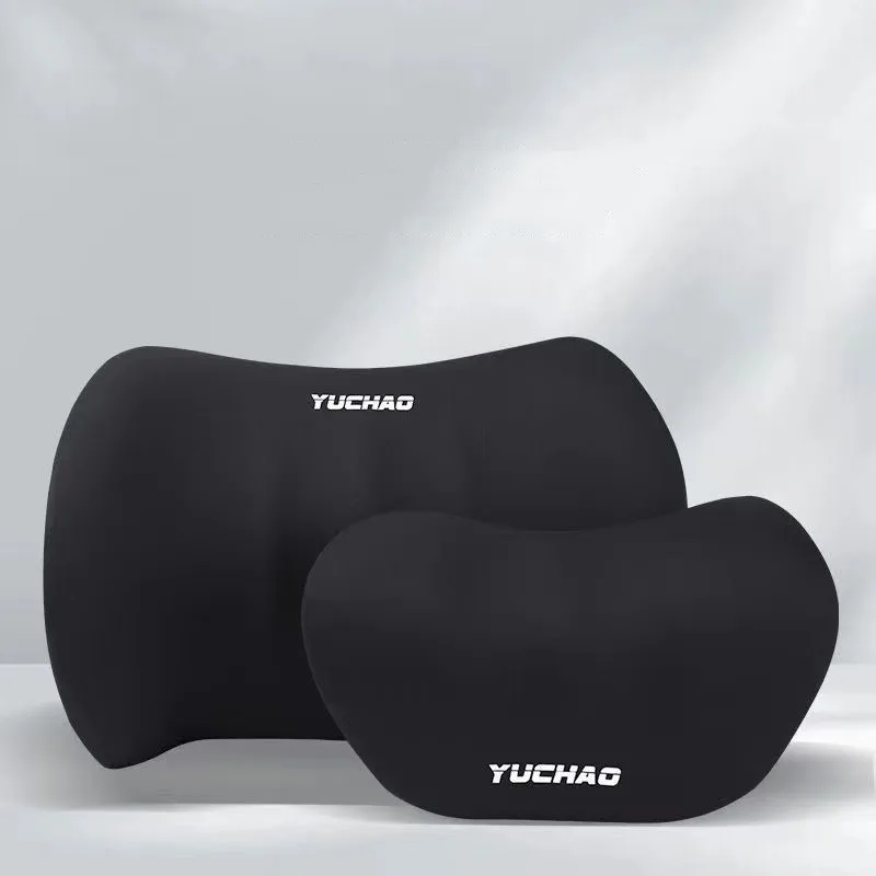 Car Headrest Lumbar Support Car Neck Pillow Waist Cushion Driver Seat Backrest Car Cushion Driving Lumbar Support Waist Support
