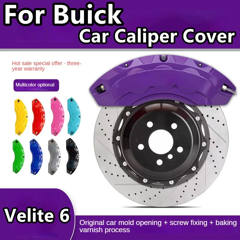 For Buick Velite 6 Brake Caliper Cover Aluminum Alloy Wheel Modification Kit Fit 430km 450km Plus 2019 2020 2021 2022 2023 2024