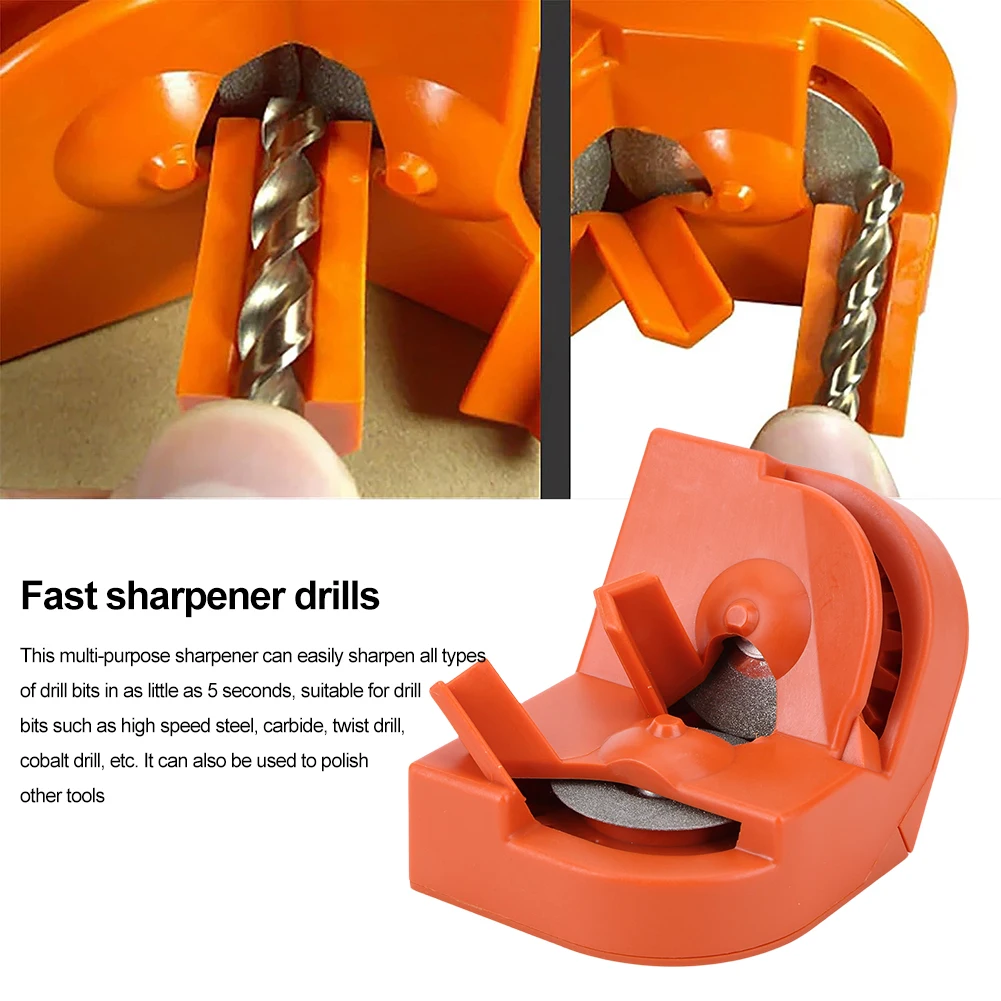 Drill Bit Sharpener for All Bits Multipurpose Drill Bits Grinding Sharpener, Portable Electric Drill Grinder Grinding Tool