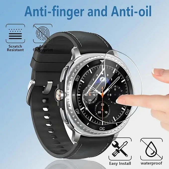5Pcs HD Clear Hydrogel Film For Samsung Watch 8 Series 40mm 44mm 8Classic 46mm Protective Screen Protector image 2