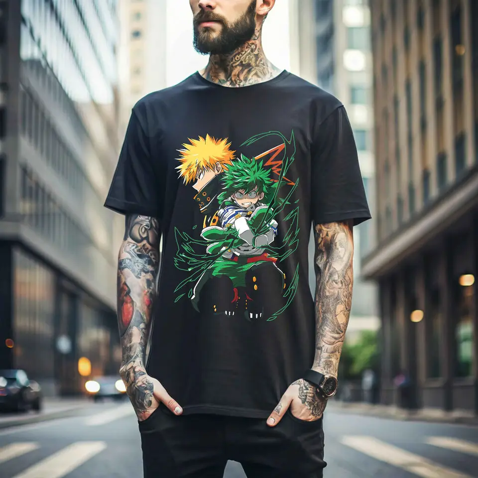 デク Tシャツ 爆豪勝己 オールマイト 僕のヒーローアカデミア 緑谷勝己