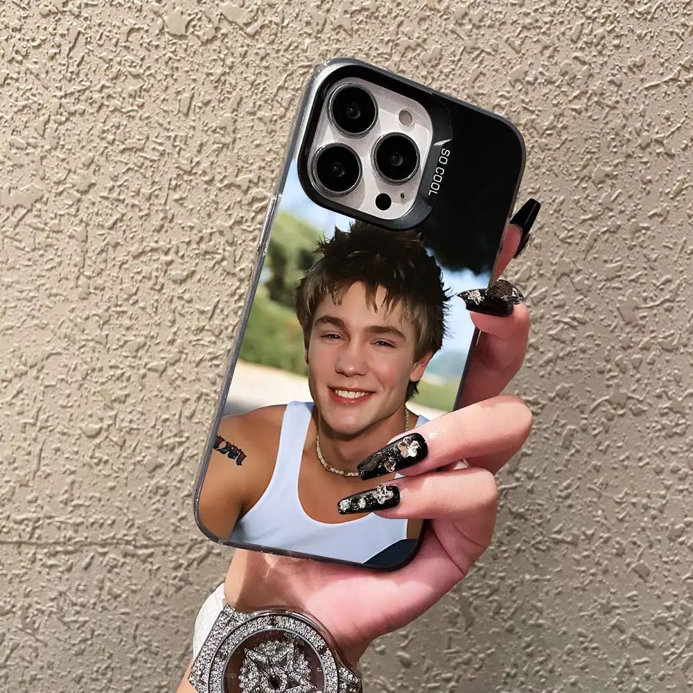 حافظة هاتف Chad W-MichaelS-M-MurrayS لهاتف آيفون 16 15 14 13 12 11 Pro Max Plus غطاء خلفي فضي مقاوم للصدمات #6