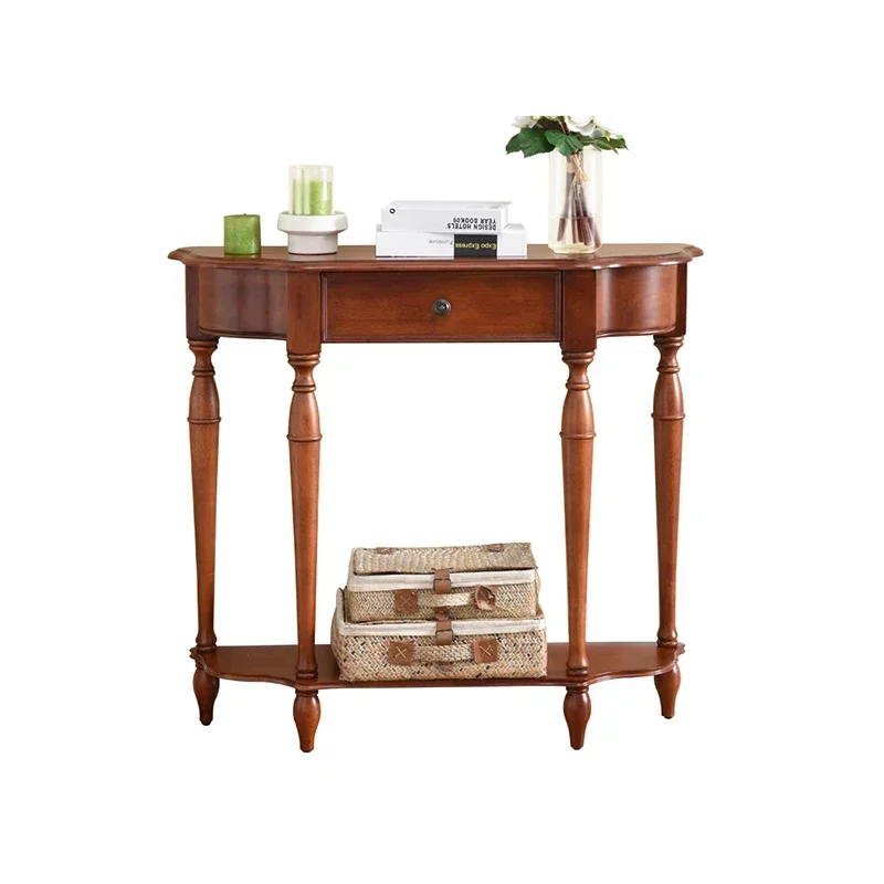 

Vintage Luxus Konsolentisch Modernes Wohnzimmer Eingangshalle Beauty Konsolentisch Premium Trendy Wohnzimmer Tisch Möbel