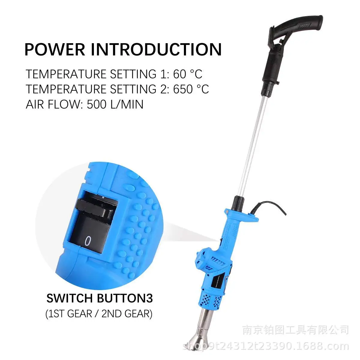 3 in 1 Electric Weed Burner Hot Air Weed Torch Barbecue Lighter Electric Weeder Thermal Weeding Stick Kitchen BBQ Igniter Tool