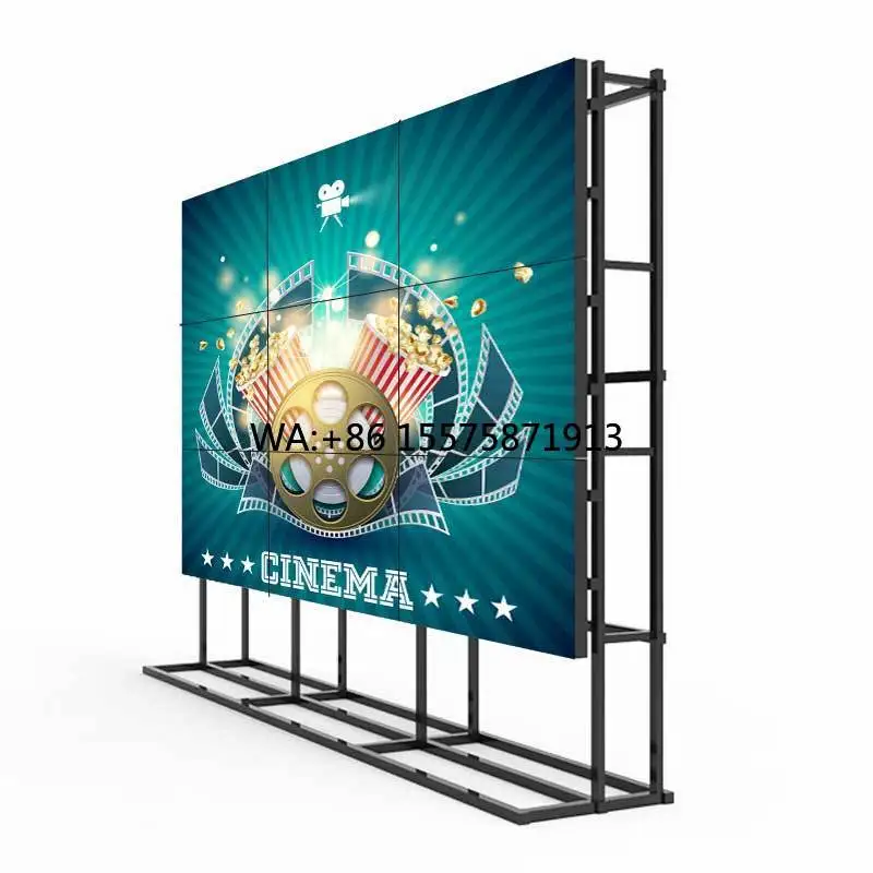 49 55 65 Inch Advertising Media Lcd Videl Wall Multiple Panel Display Indoor Splicing Screen