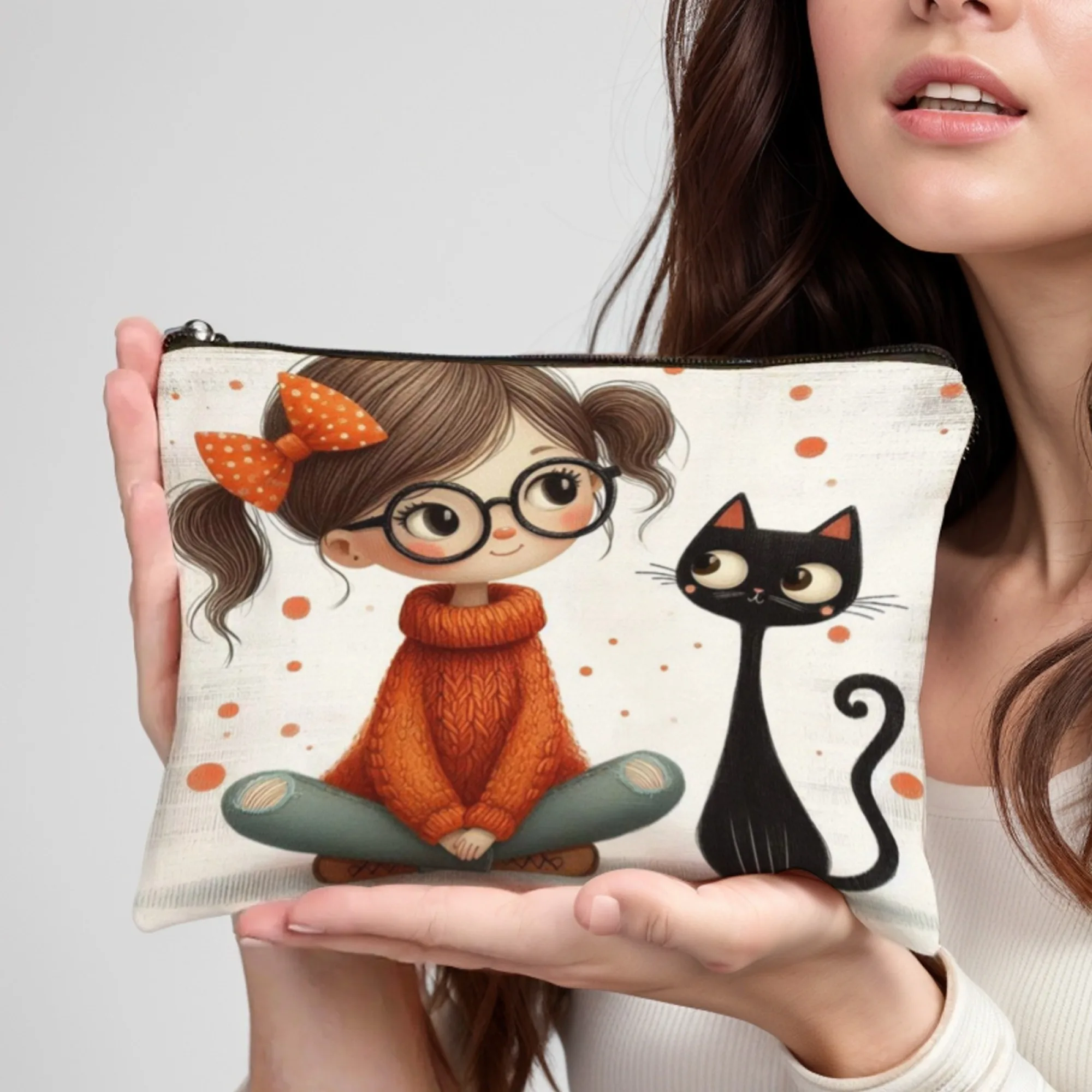 Travel Accessories Hong Kong - Travel Portable Cosmetic Pouch, Cartoon Makeup