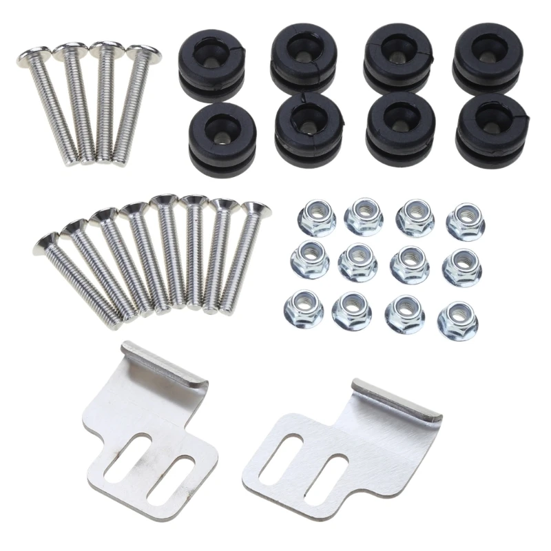 Motorcycle Fasteners Side Luggage Case Fasteners Motorbike Frame Mount Bracket Accessory Screw Bolts Lock Support Bars