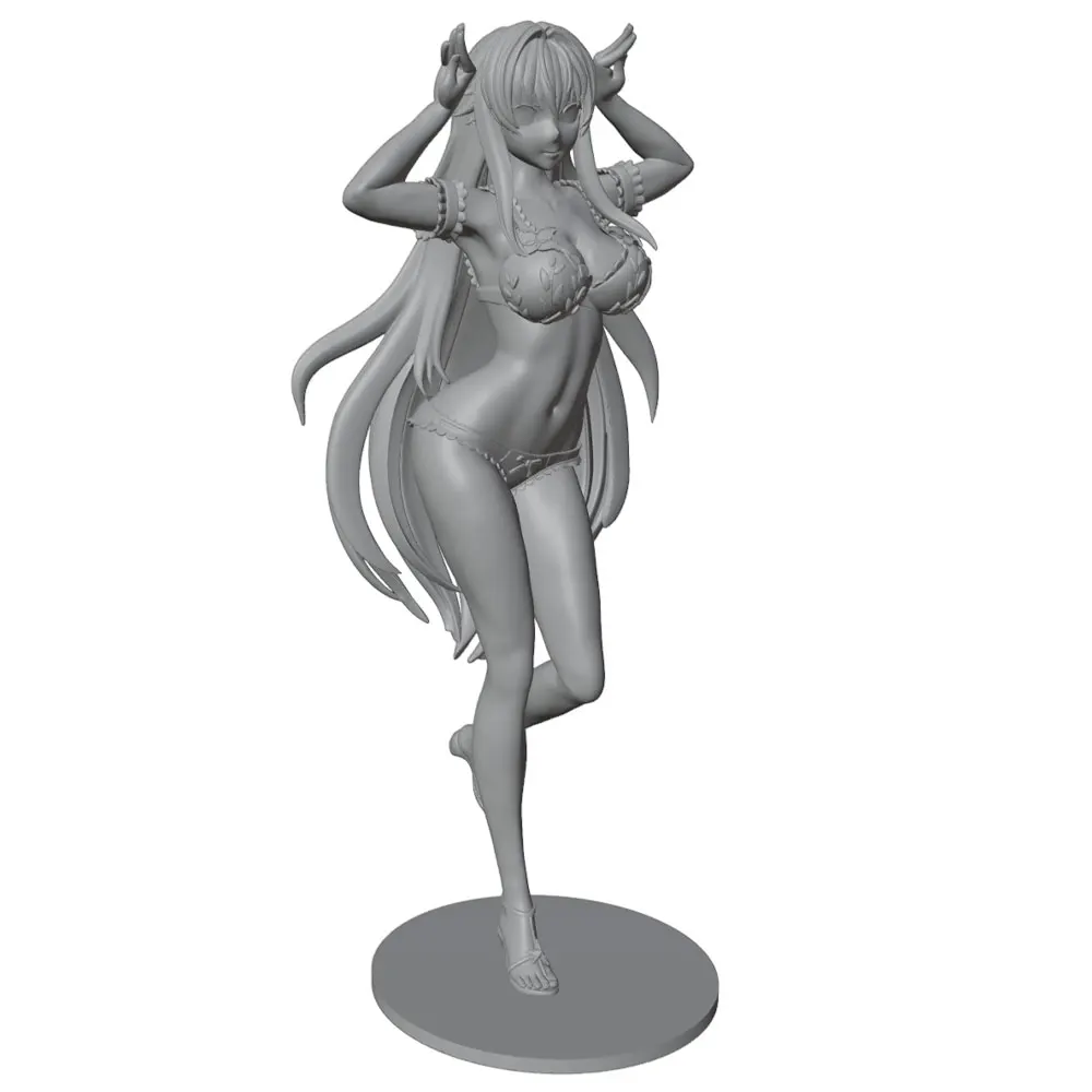 Miniatura de resina 75mm – Figura coleccionista chica playa - imagen 5