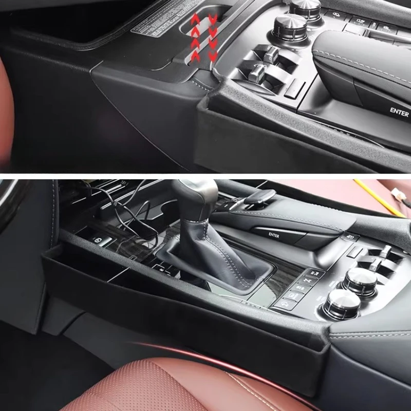 For Lexus LX450/LX570 Seat Gap Storage Box Central Control Storage Box Storage Interior Modified Accessories Car Accessories