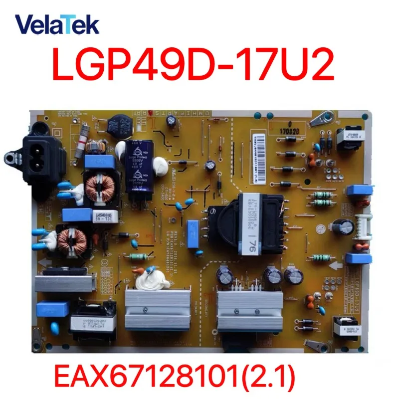 

Плата питания подходит для ЖК-телевизора LG 49UJ6500-CB 49LG65CJ-CA LGP49D-17U2 EAX67128101(2.1) EAY64491201 49UJ600-CB