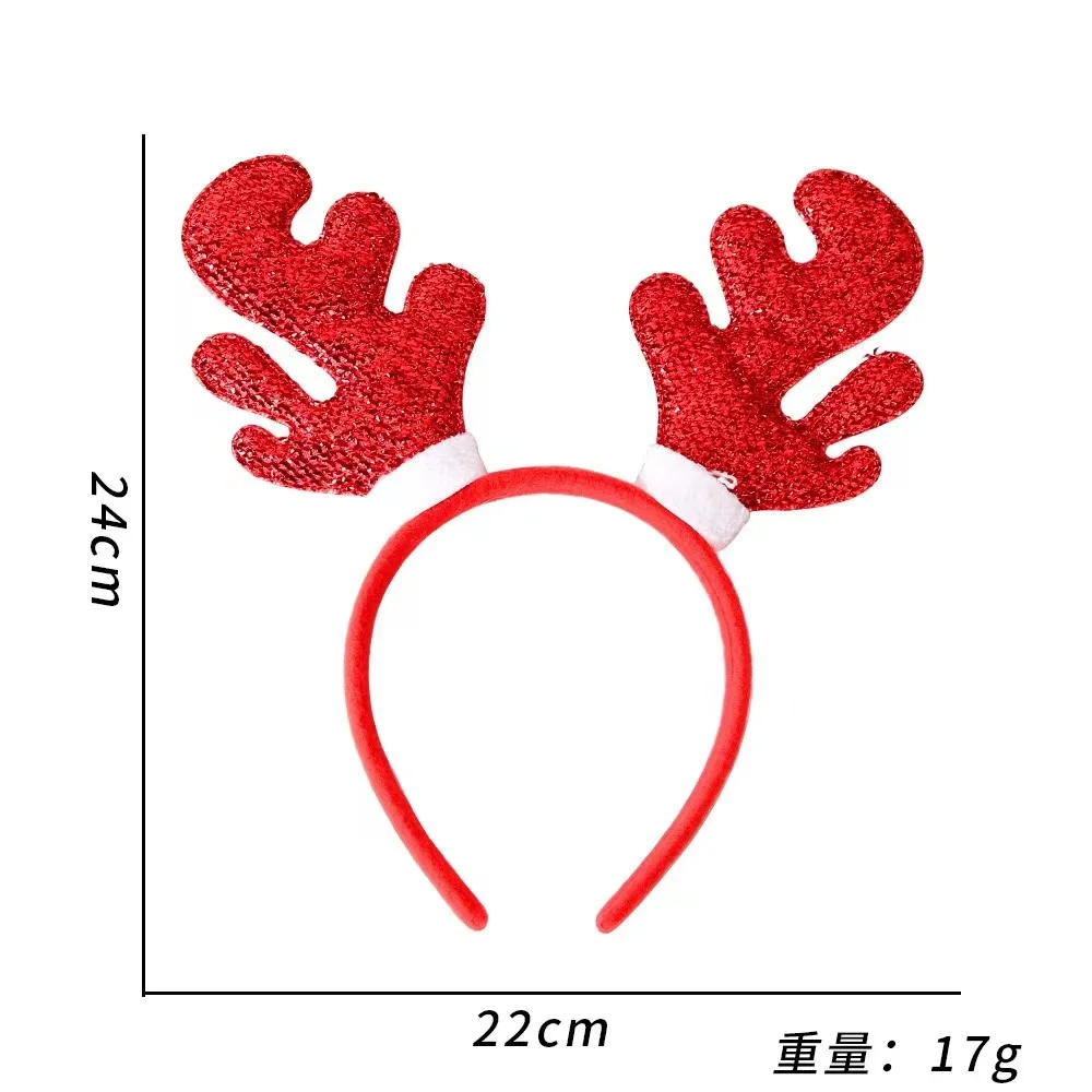 3PCS Holiday Headbands Cute Christmas head hat topper Annual Holiday Seasons Themes Christmas Party Christmas Dinner photo booth