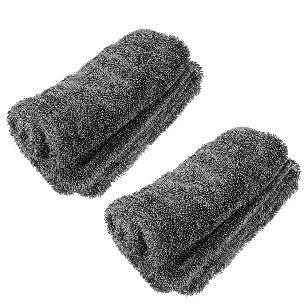 

2 Pcs Braid Car Wash Towel Microfiber Towels Washing Cleaning Tool 40X40cm Superfine Cloth Automobile