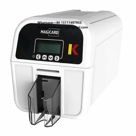 Impressora de Cartões de PVC Magicard K Original de Alta Definição, Impressora de Cartões RFID, Impressora de Cartões de um Lado e de Dois Lados