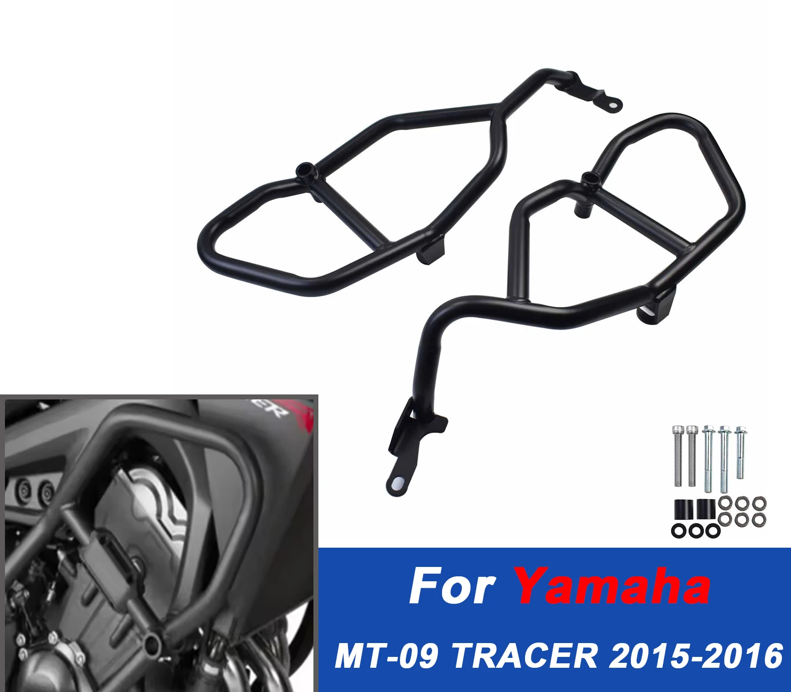 

For YAMAHA MT-09 2015-2016 Engine Guard Crash Tank Bar - Bumper Protection Fairing Motorcycle Frame Protector Accessories