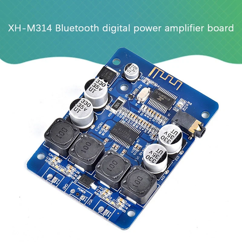 Placa amplificadora de potencia Digital Bluetooth TPA3118, XH-M314, estéreo, 2x30W