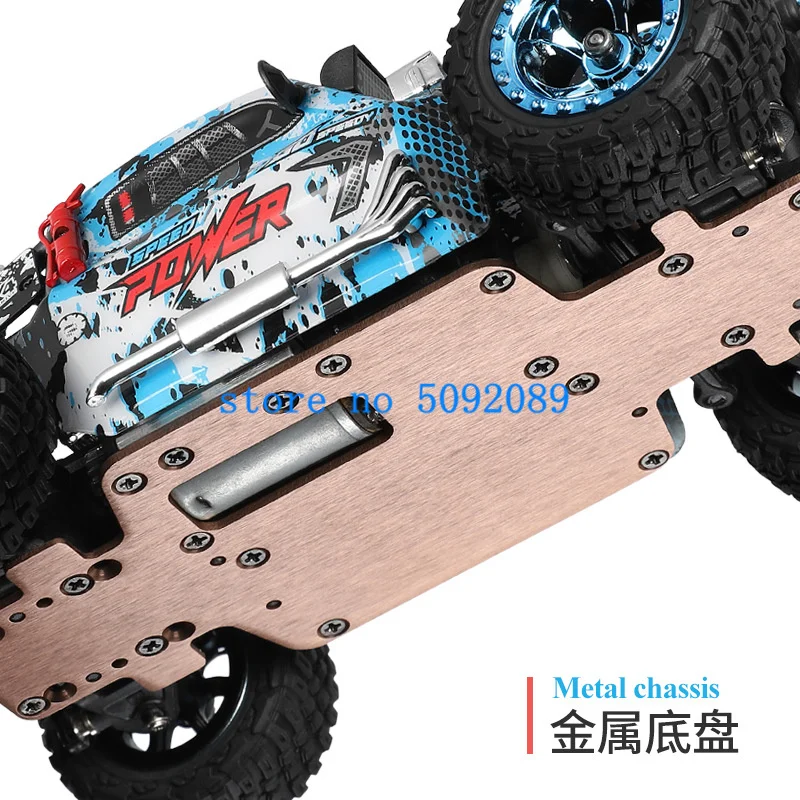 1: 28 Simulation Structure Design RC Racing Car 4WD 30KM/H LED Searchlight Metal Chassis High Speed Remote Control Racing Car