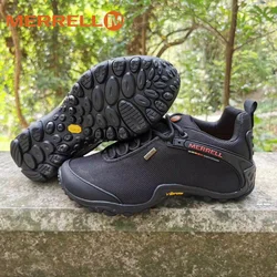 Merrell-Sapatos antiderrapantes de malha para homens e mulheres, unissex, duráveis, camping, ao ar livre, esportes, caminhadas, montanhismo, escalada, caminhada, tênis, 36-46