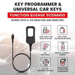 Launch X431 Key Programmer Remote Smart Key Remote Maker with Super Chip 4pcs  IMMO Programming Tools for Launch X 431 Elte