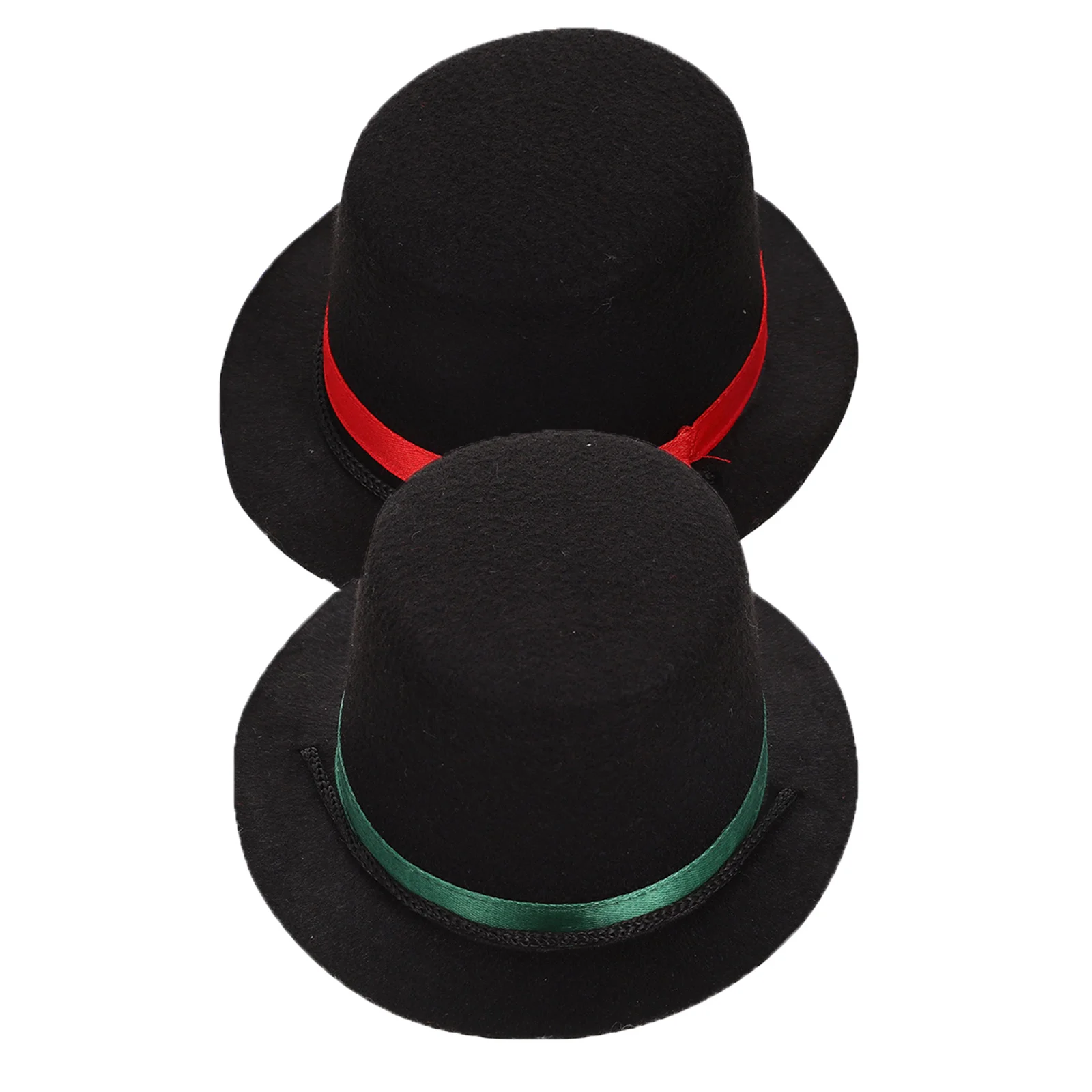 

2Pcs Black Dog Top Hat Pet Costume Accessory Soft Comfortable Puppy Cap for Party Carnival Cosplay Wear Dog Top Hat