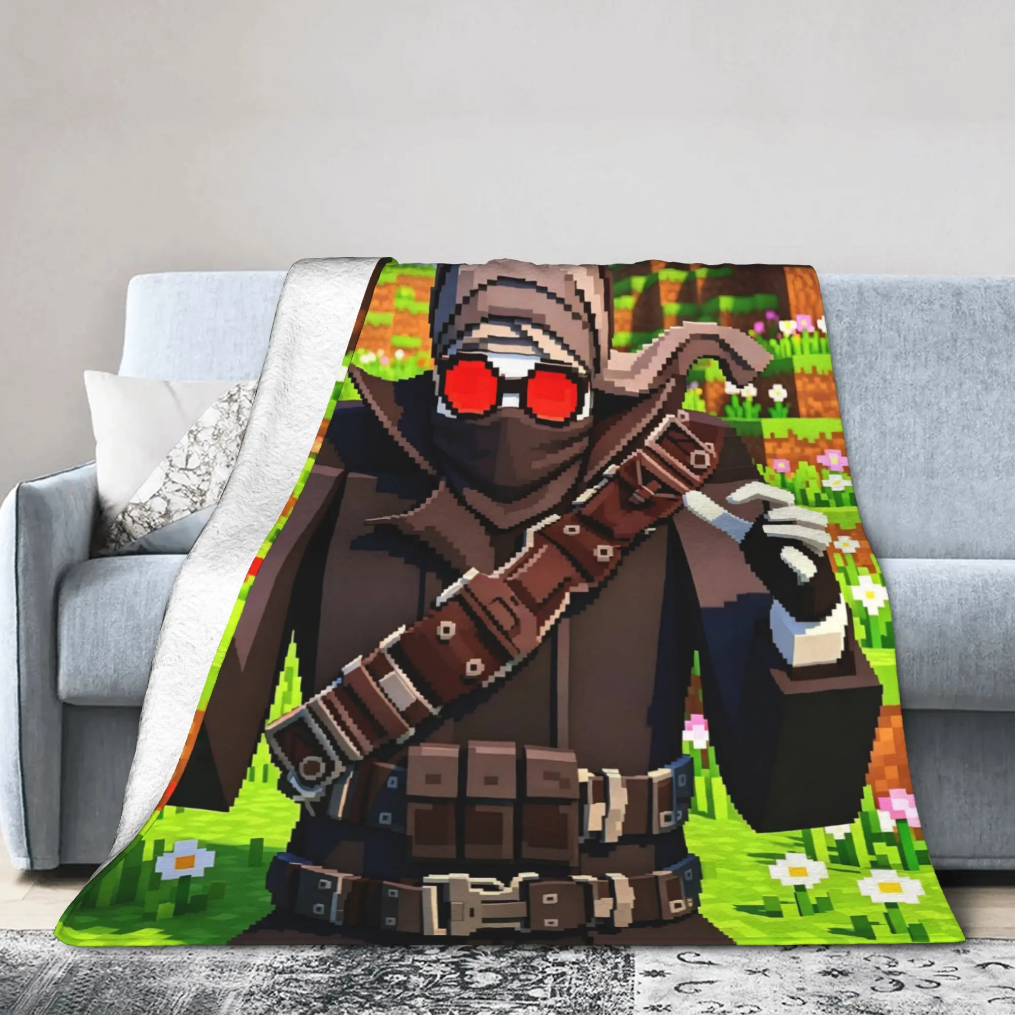 MADNESS COMBAT Hank Accessories Blankets Soft Velvet  Throw Blankets Relax Quilt