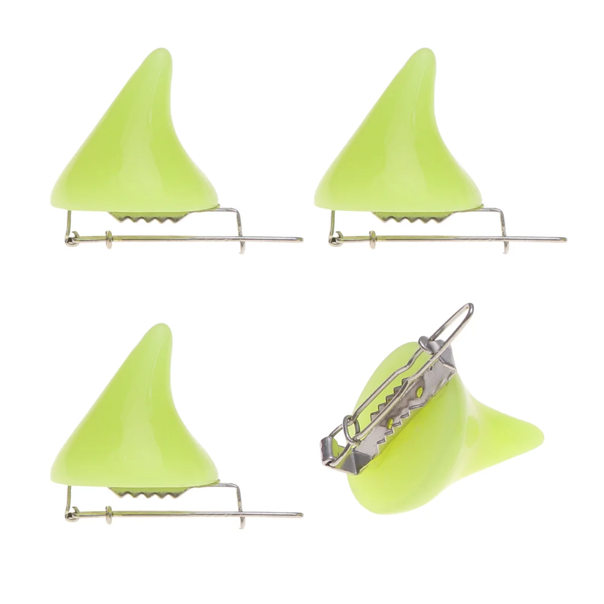 

4 Pcs Horn Hair Clips Black Cute Ox Horn Design Durable Lightweight Kids Girls Party Halloween Headwear Accessories