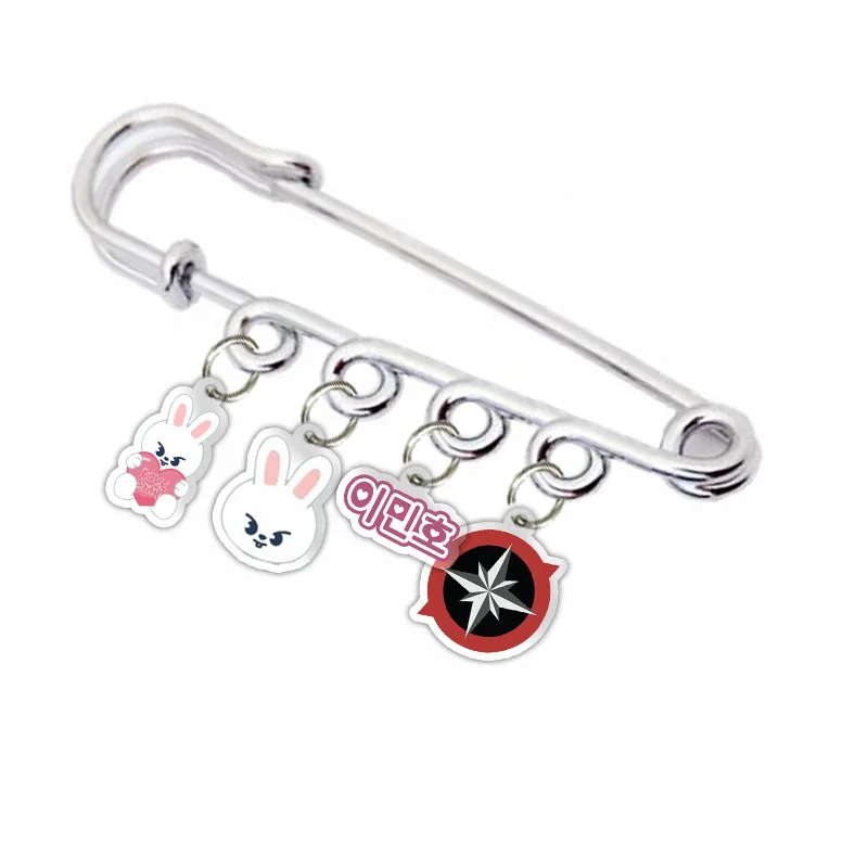Broche de noël pour enfants errants, pendentif en acrylique, étoile de dessin animé, porte-clés personnalisé SKZ