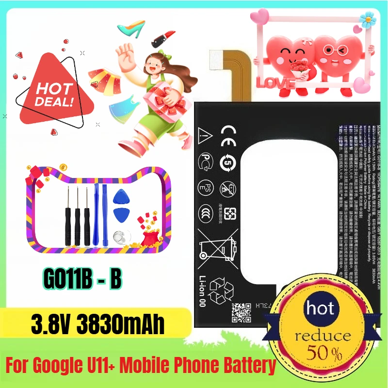 

3830mah Suitable for Google U11+ G011B - B Mobile Phone Battery