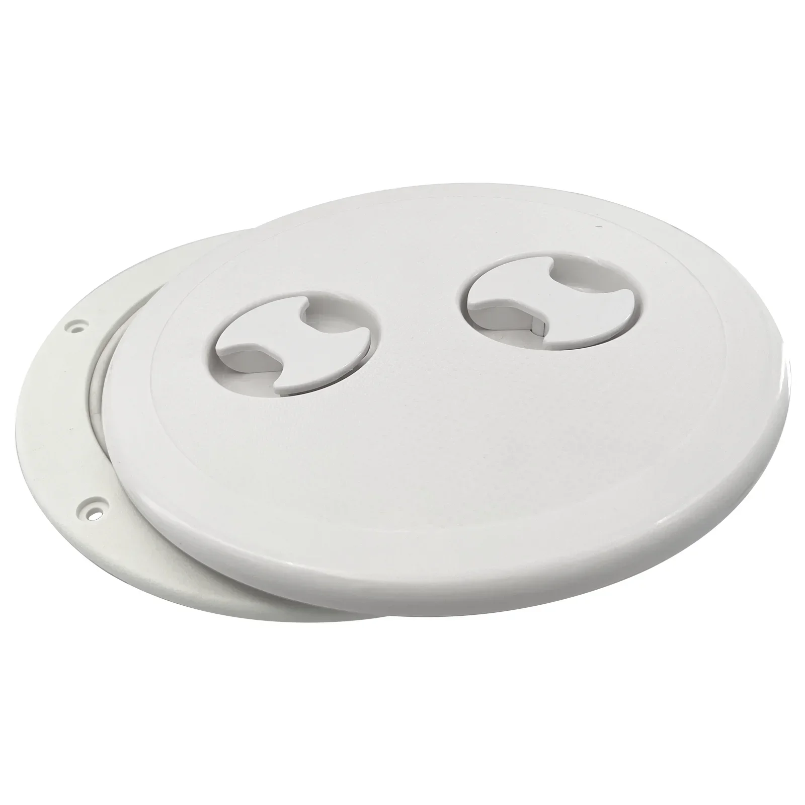 

8 Inch White Round ABS Can Be Twisted Hatch Deck Plate Marine Accessories