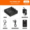 Nobsound K5 Mini ESS9038Q2M USB DAC óptico D/A convertidor de Audio amplificador de auriculares DSD256 6