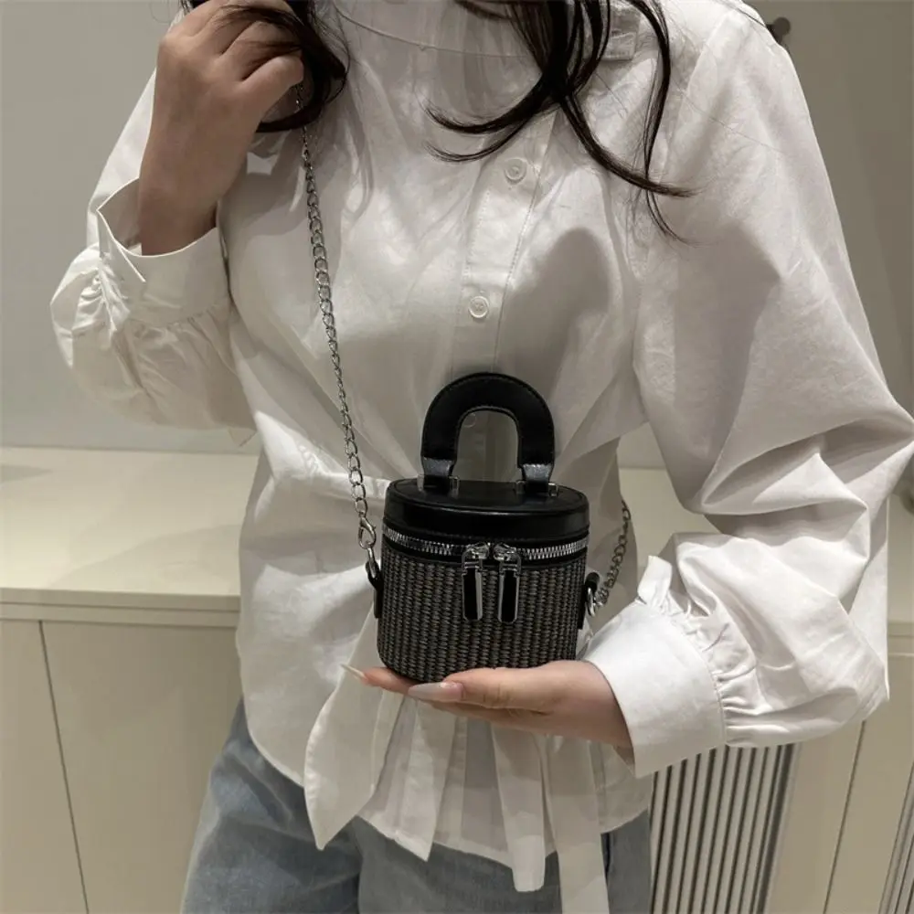 

Solid Color Box Crossbody Bag Minority Design PU Leather Mini Lipstick Bag Shoulder Bag Small Square Bag Clothes Match Bag Girls