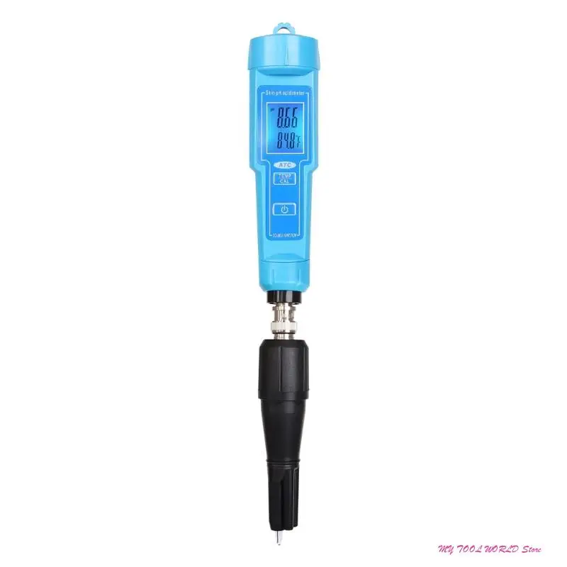 

Multifunction Digital Water Temperature Tester Meter Tester Pen 0-14 Measurement Ranges for Laboratory Aquarium A2BB