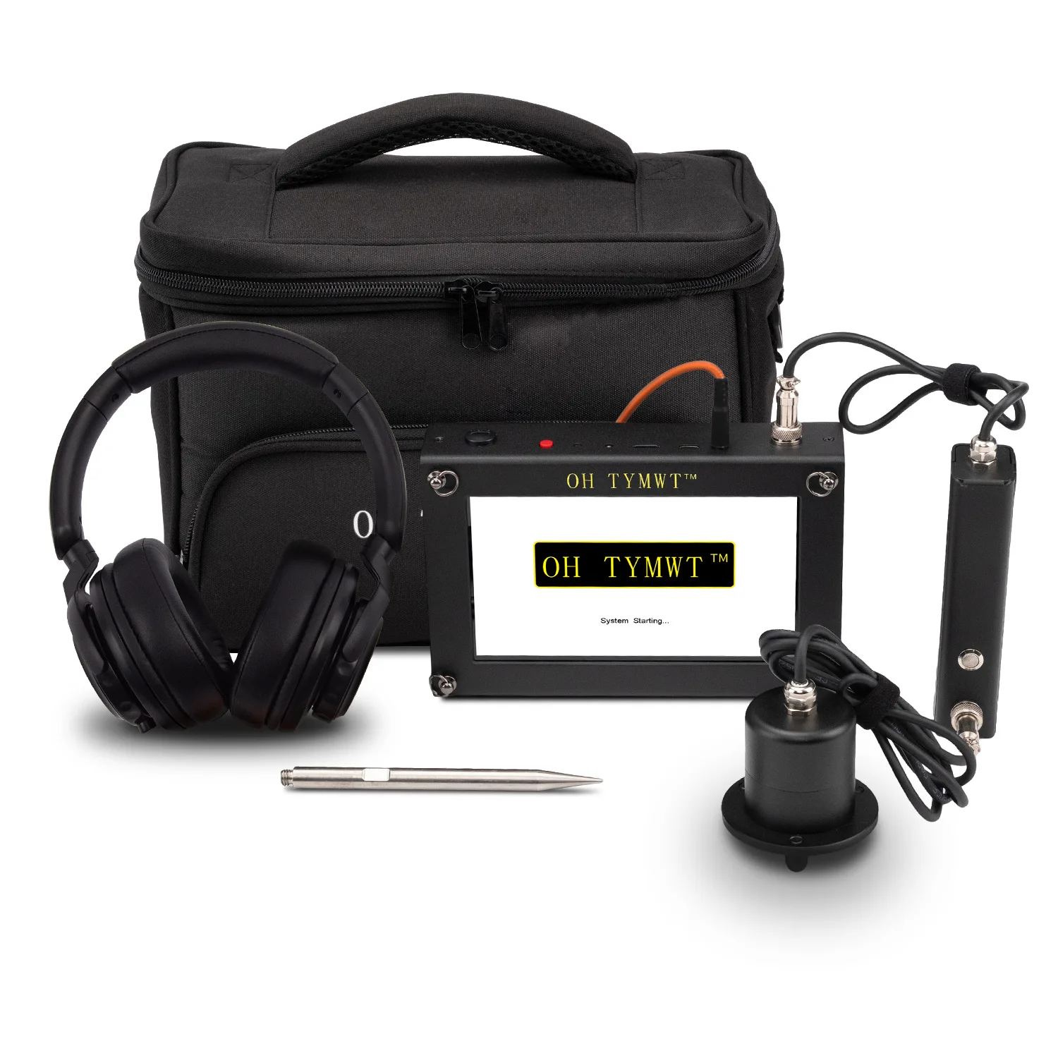 TYM-5A Outdoor Water Leak Detector Dual Detection Modes AI Locating Underground Pipe Leakage Tester
