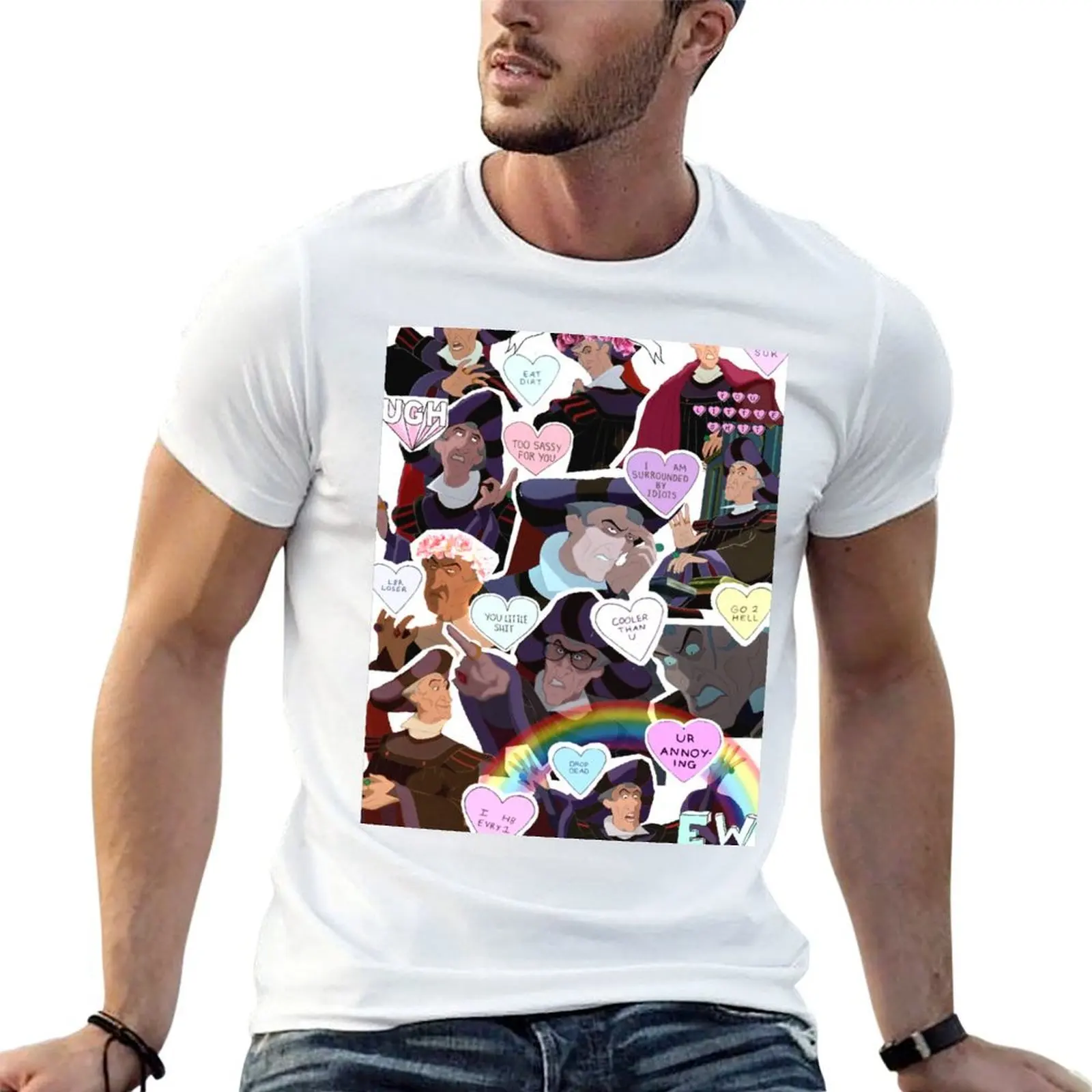 

Sassy Frollo T-Shirt anime t shirts oversize t shirts for man cotton T-Shirt