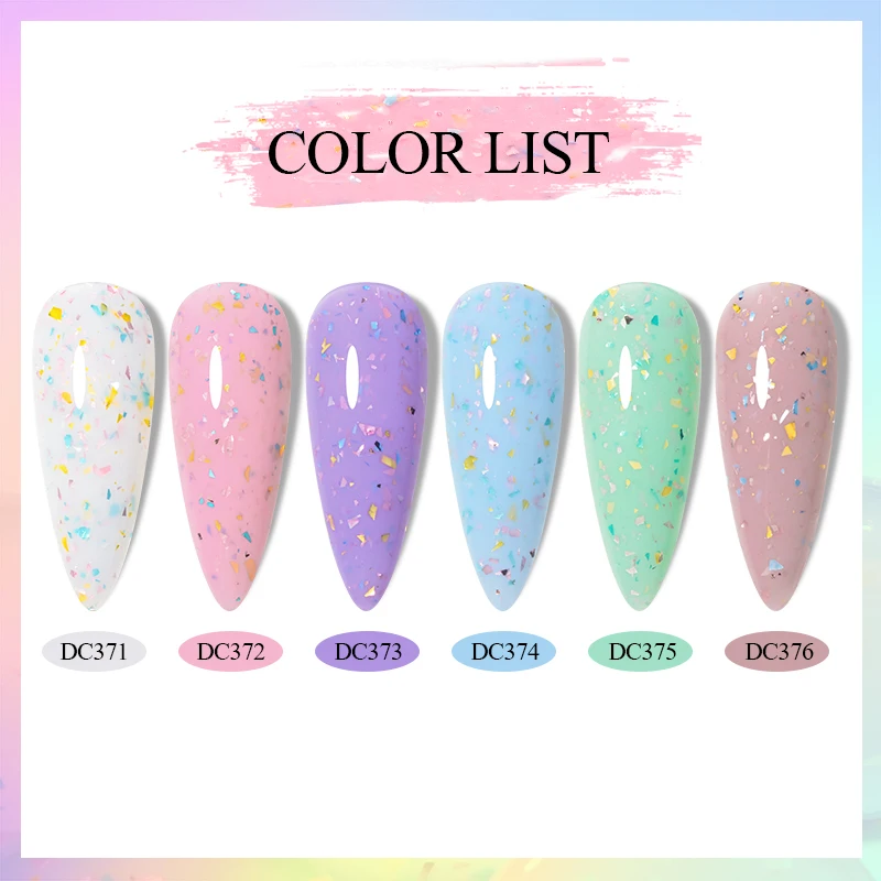 Mtssii 7ml Multicolour Rubber Base Gel Nail Polish Pink White Summer Candy Semi Permanent UV LED Art Gel Varnish Soak Off Nails