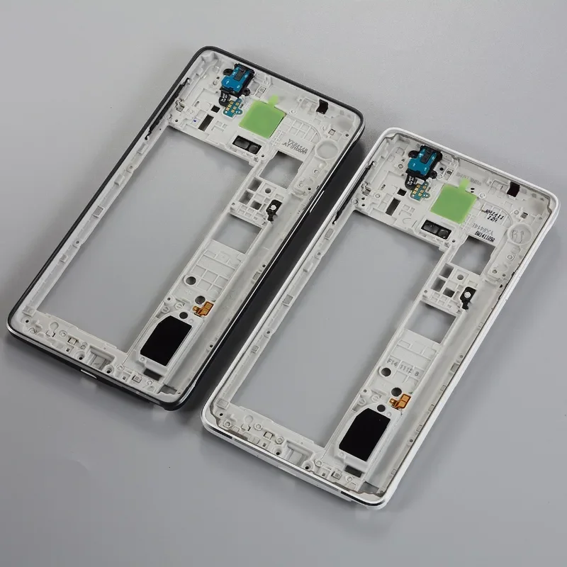 Middle Frame Plate For Samsung Note 4 N910 N910F N910C N910A N910P Housing Cover With Camera Lens  Loud Speaker