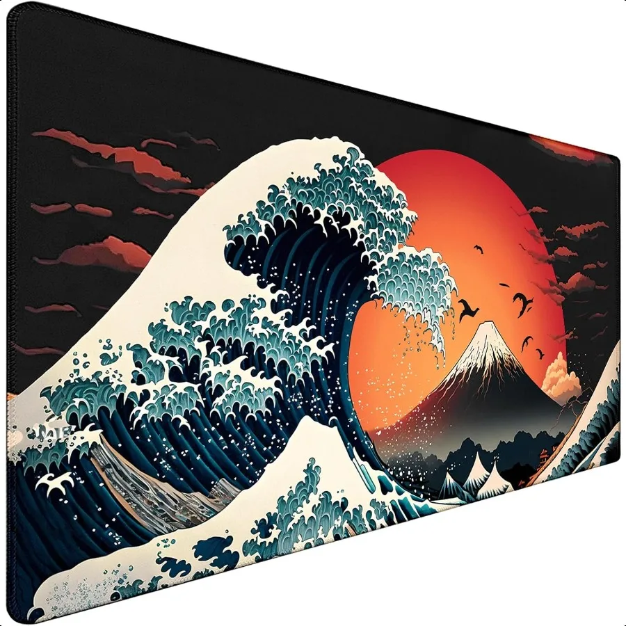 

Big Mouse Pad Upgrade Durable 31.5x15.7 Larger Extended Mouse Pad for Gamer with Stitched Edges Waterproof NonSlip Base Long XX