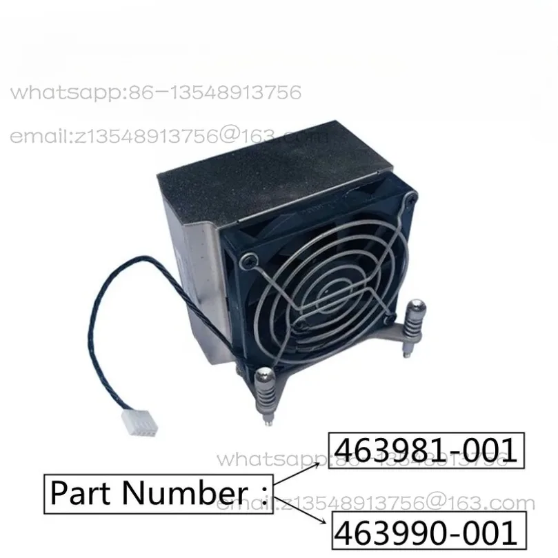 

Вентилятор охлаждения 463981-001 463990-001 Оригинальная разборка Подходит для процессора рабочей станции Z400 Z600 Z800 Радиатор процессора